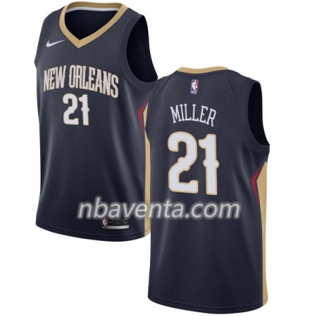 Camiseta Hombre New Orleans Pelicans Darius Miller 21 Nike 2017-18 Navy Swingman Camiseta Hombre New Orleans Pelicans Darius Miller 21 Nike 2017-18 Navy Swingman